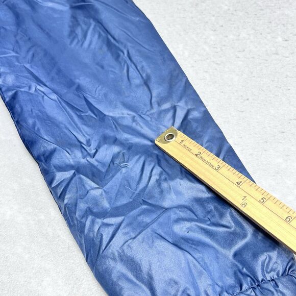 Vintage Izod Lacoste Windbreaker Mens Size Large Blue Full Zip Jacket Hooded - Picture 13 of 13